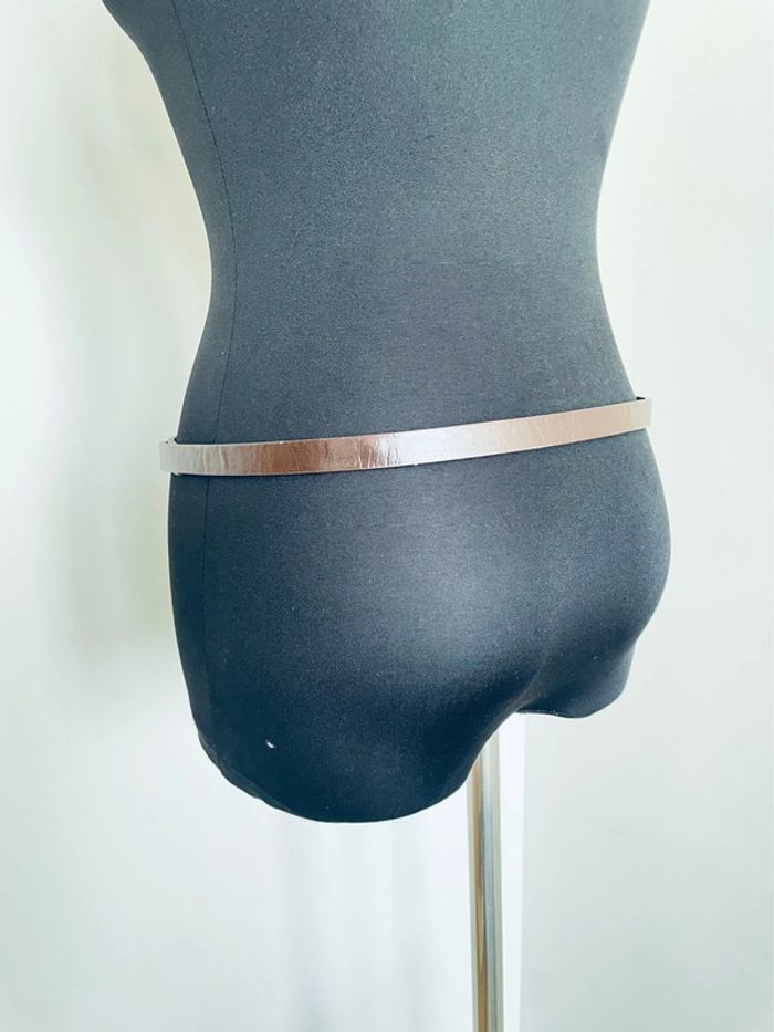 🎀 Ceinture Fine.femme.Marron. Noeud. Taille 94 cm. 36/40. - photo numéro 3