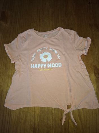 T-shirt orange clair 8 ans