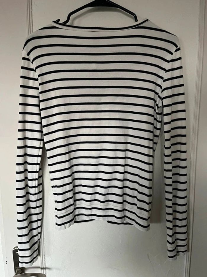Gilet petit bateau marinière léger taille xs 14 ans #EmmaLilleXS34 #EmmaLille14ans - photo numéro 2