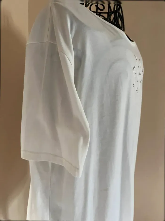 Tee-shirt blanc Taille XXL - photo numéro 2