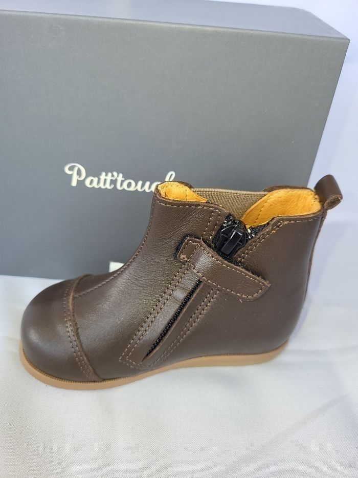 Bottines en cuir marron Point 21 Made in 🇨🇵 - photo numéro 4