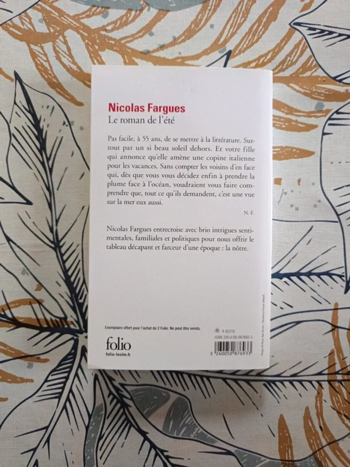 Le roman de l'été de Nicolas Fargues - photo numéro 2
