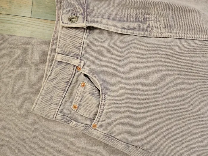 Jean jambes large pullandbear lilas taille 36 neuf sans étiquette - photo numéro 2