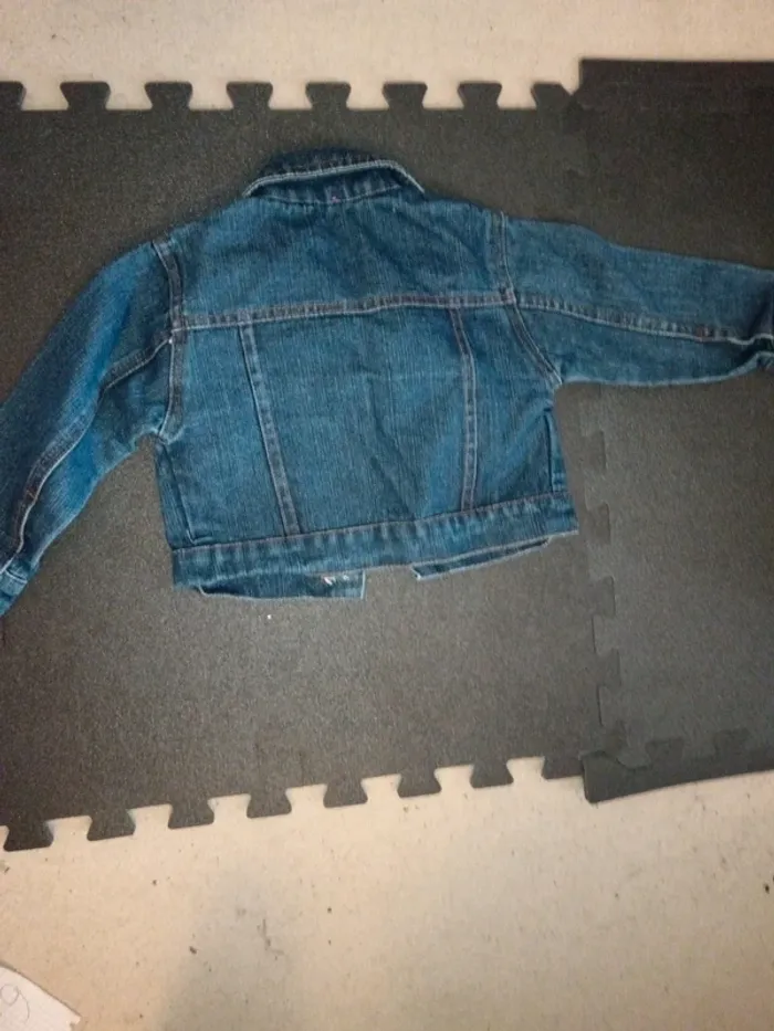 Veste en jean spiderman - photo numéro 2