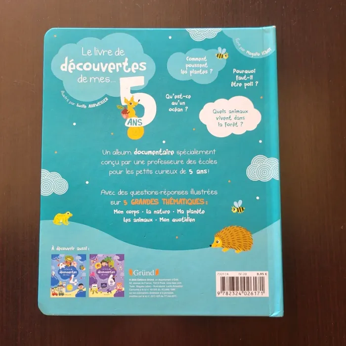 Le livre de découvertes de mes 5 ans - photo numéro 2