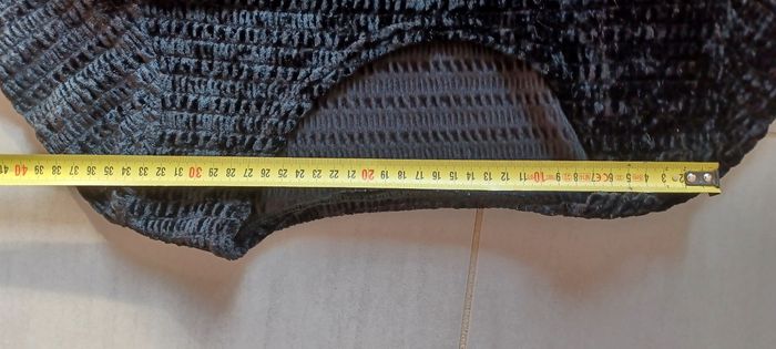 T shirt manche longue aspect velours noir - photo numéro 4