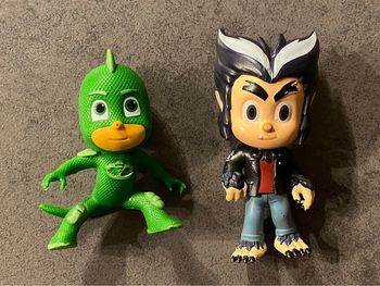 Figurines Glu-Glu + Farfeloup Pyjamasques