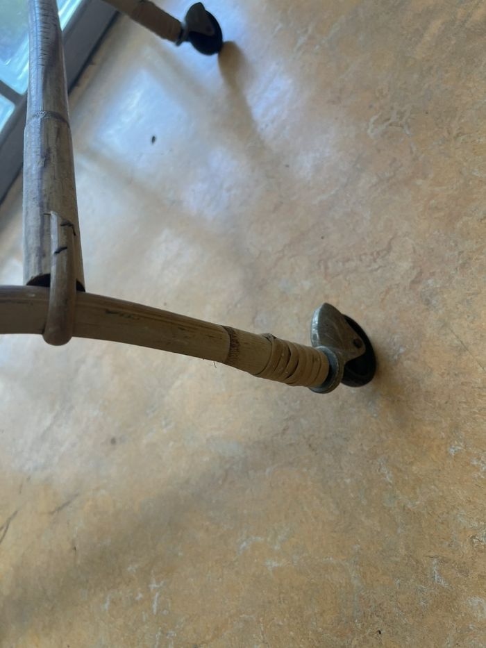 Berceau en rotin ancien - photo numéro 7