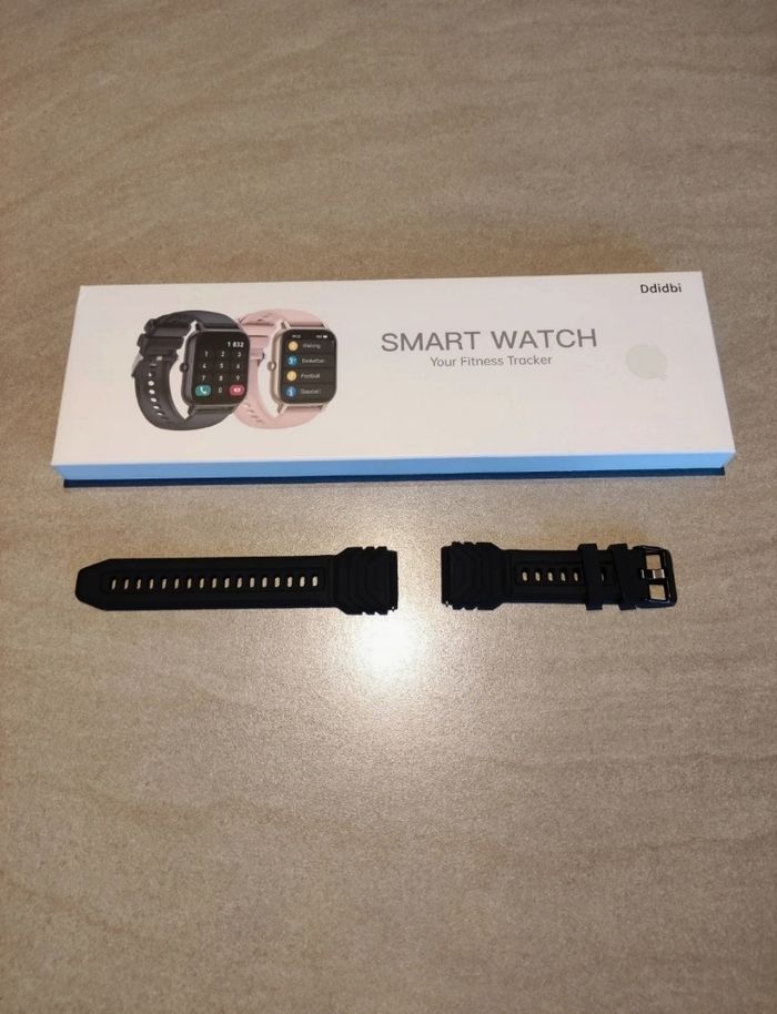 Bracelet de montre noir mat
