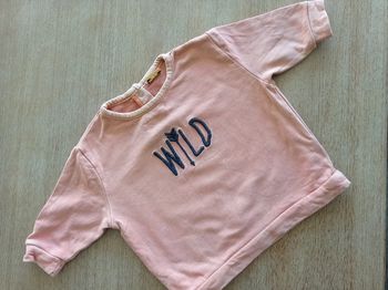 Pull orange Wild 9 mois