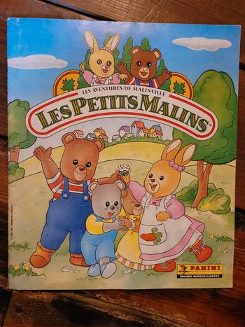 RARE Album Panini complet Patty Les Petits Malins aventures de Malinville stickers collection