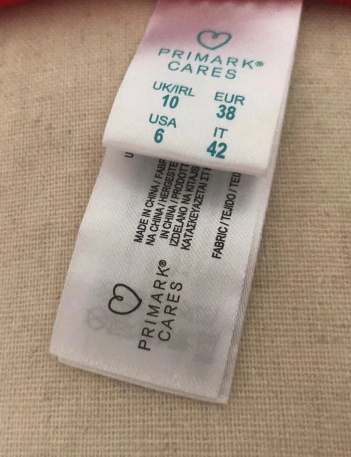 Sublime bikini couleur rouge à lèvre taille 38 primark très bon état - photo numéro 11