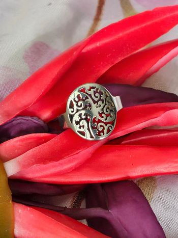 Bague arbre de vie modèle 2 en acier inoxydable