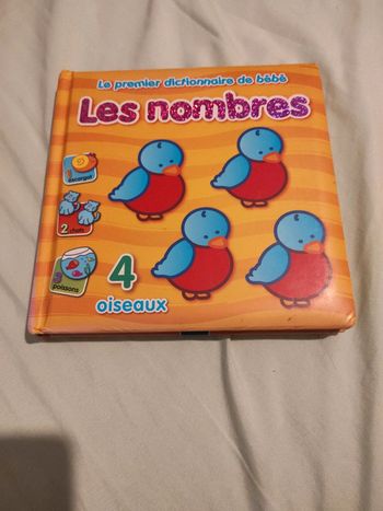 Livre bebé premier dictionnaire les nombres