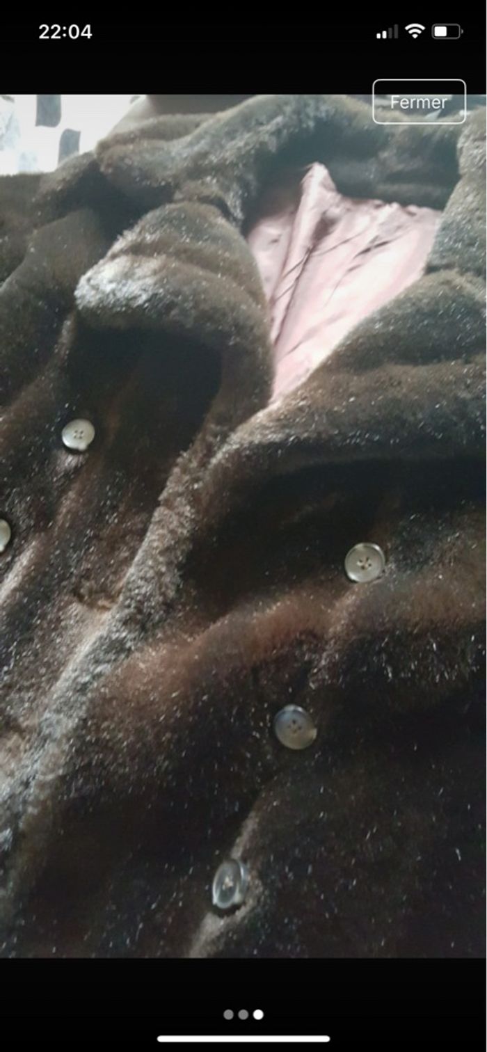 Manteau fausse fourrure - photo numéro 2