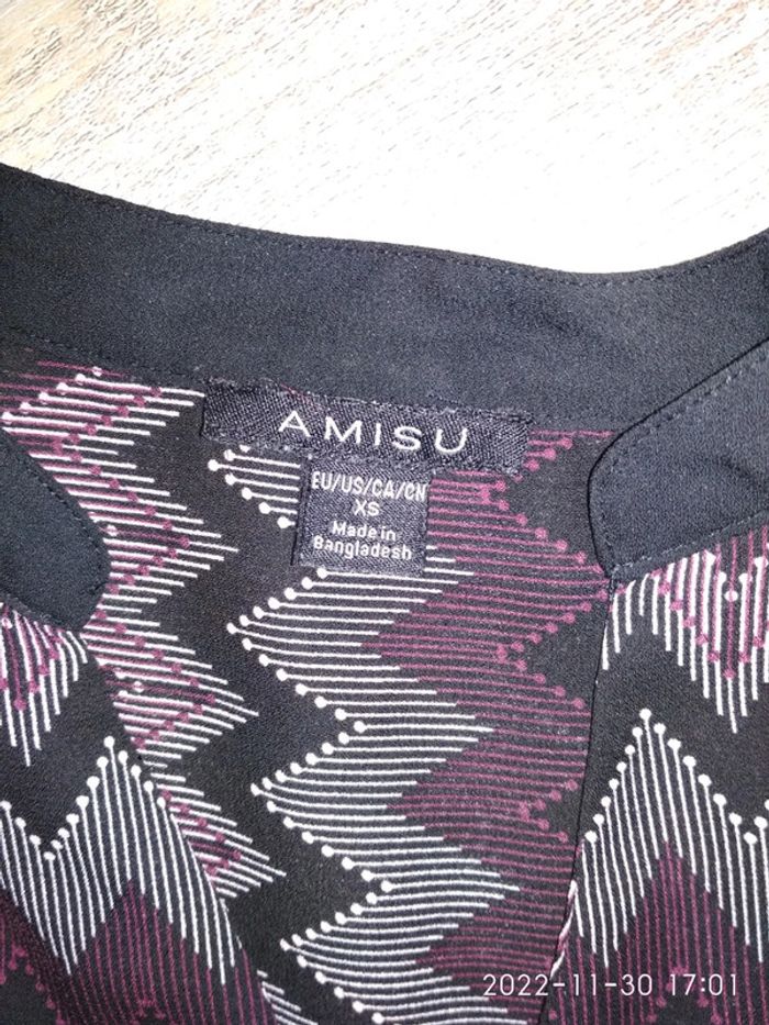 Blouse motifs vintage taille S/36 - photo numéro 2