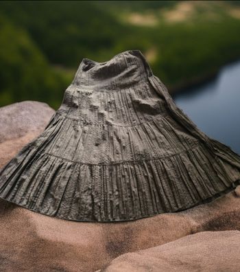 Jolie jupe longue évasée taille élastique