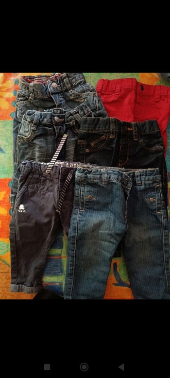 Lot pantalon 6 mois