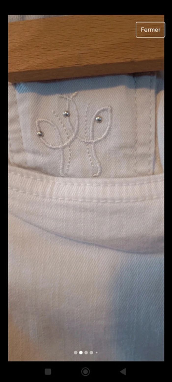 Pantalon blanc 40 - photo numéro 2
