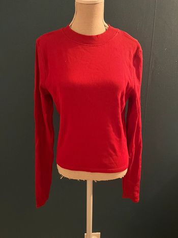 Très beau top court pour femme longue manche