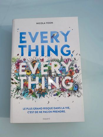 Roman grand format broché Everything Everything