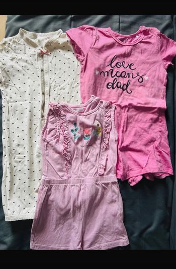 Combi short 24 mois 2 ans lot été fille 2 ans