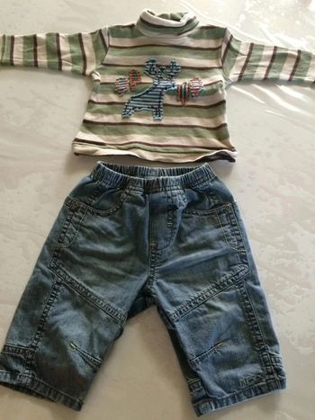 Ensemble jean polo 3mois dpam mexx