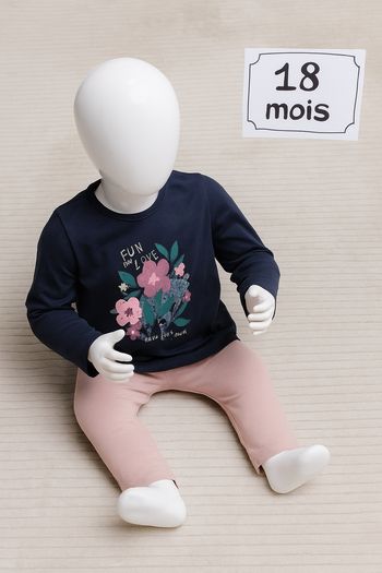 T-shirt bleu marine - 18 mois (80 cm) - Tape à l’œil