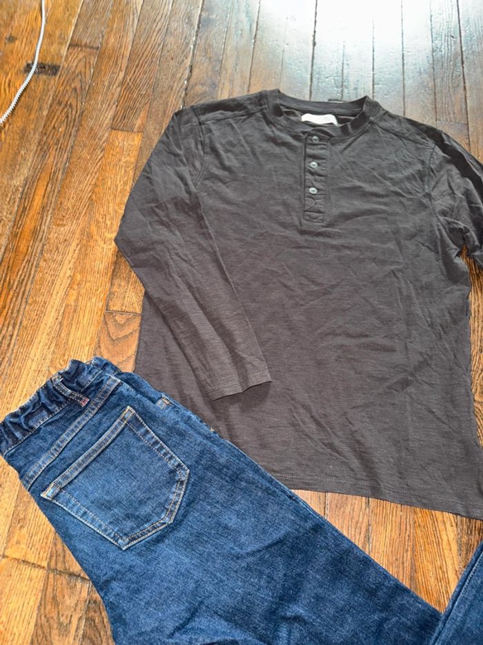T-shirt Zara et jeans Monoprix 10 ans - photo numéro 2