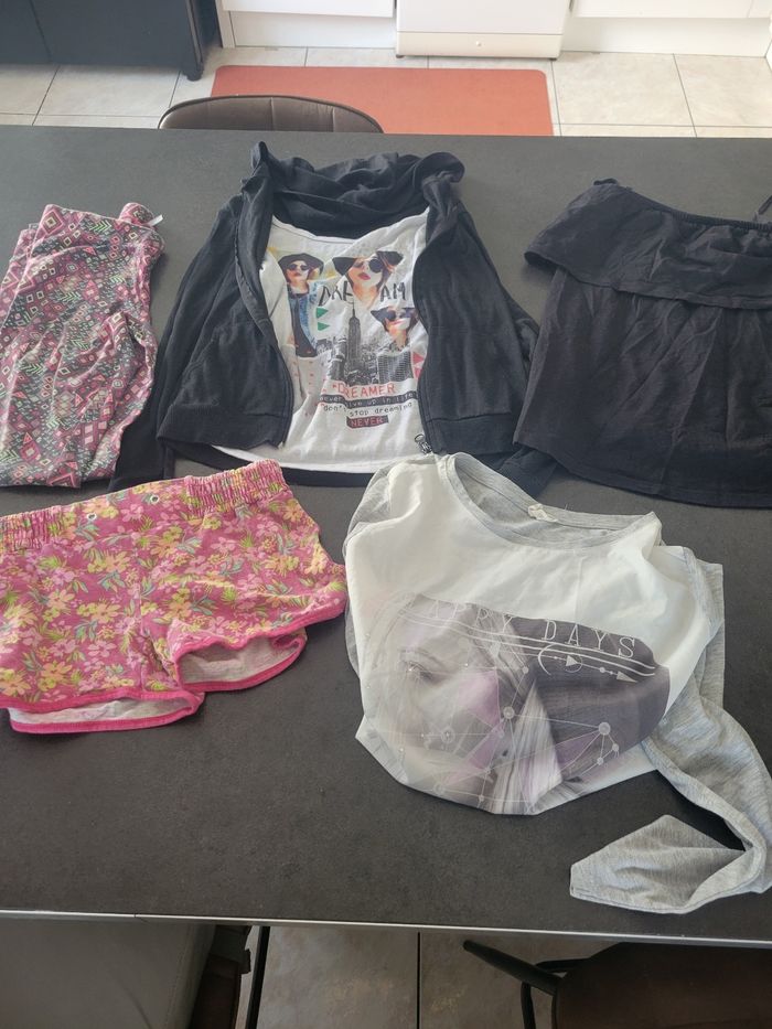 Lot vêtements fille 12 ans