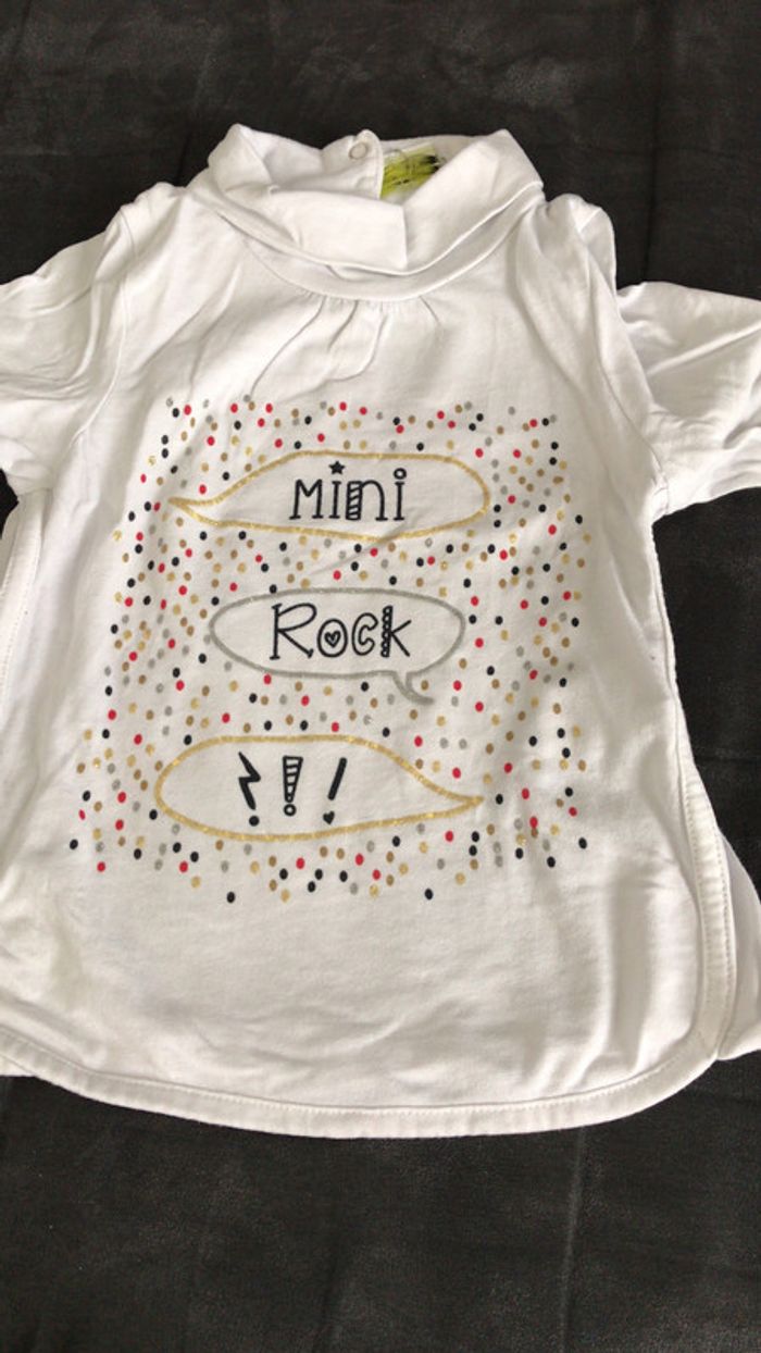 Teeshirt mini rock - photo numéro 2