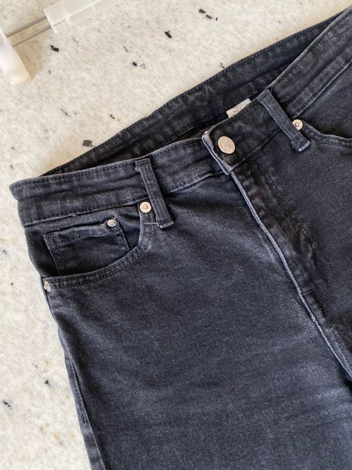 Short en jean noir H&M 38 - photo numéro 3