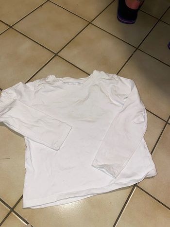 T-shirt blanc, Zara 6/7 ans