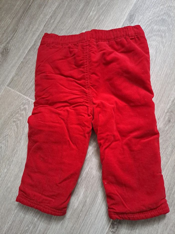 Pantalon velours rouge 9M Orchestra  - TBE comme neuf - photo numéro 3