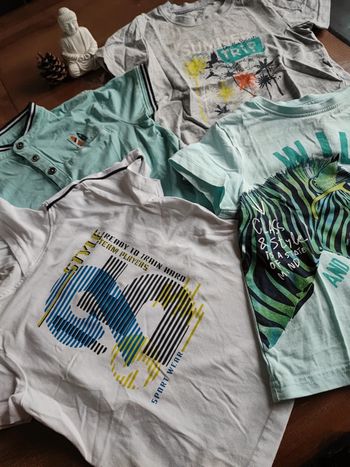 Lot de 4 tee-shirts été 4 ans