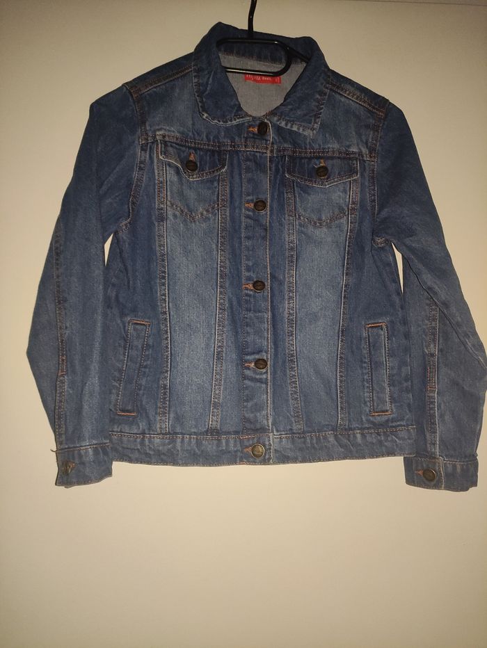 Veste en jean tissaia taille 10 ans - photo numéro 2