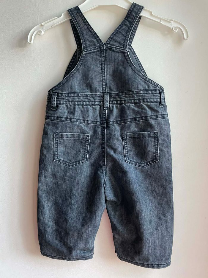 Salopette en jeans T 6 mois "Obaïbi" - photo numéro 2