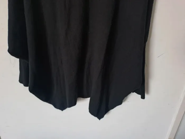 Pull noir Manches chauve-souris perle serpent - photo numéro 3