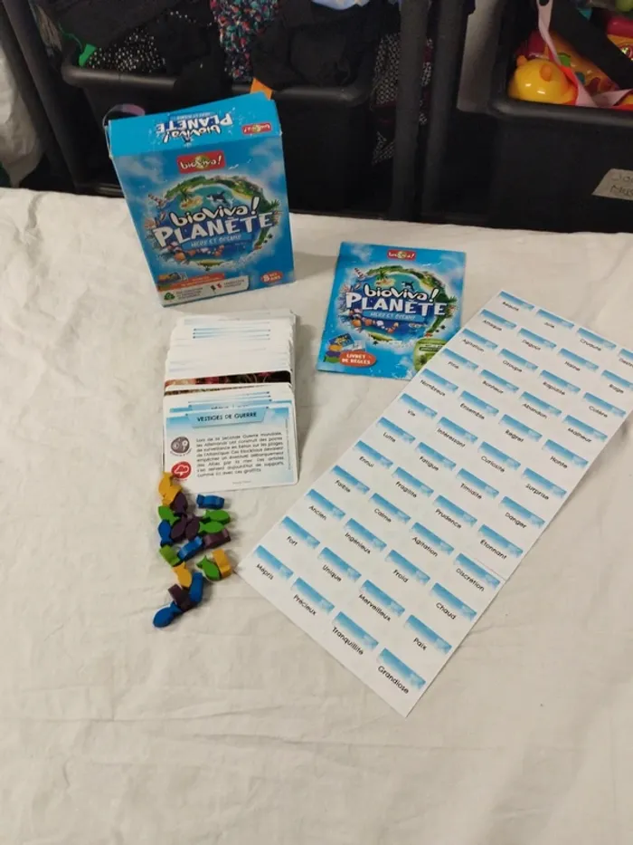 Jeu de société - Bio viva planète mers et ocean - Des 8 ans - photo numéro 3