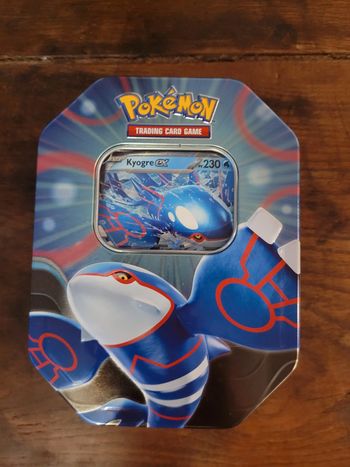 Vends coffret (sans booster ) et carte pokemon kiogre promo 178