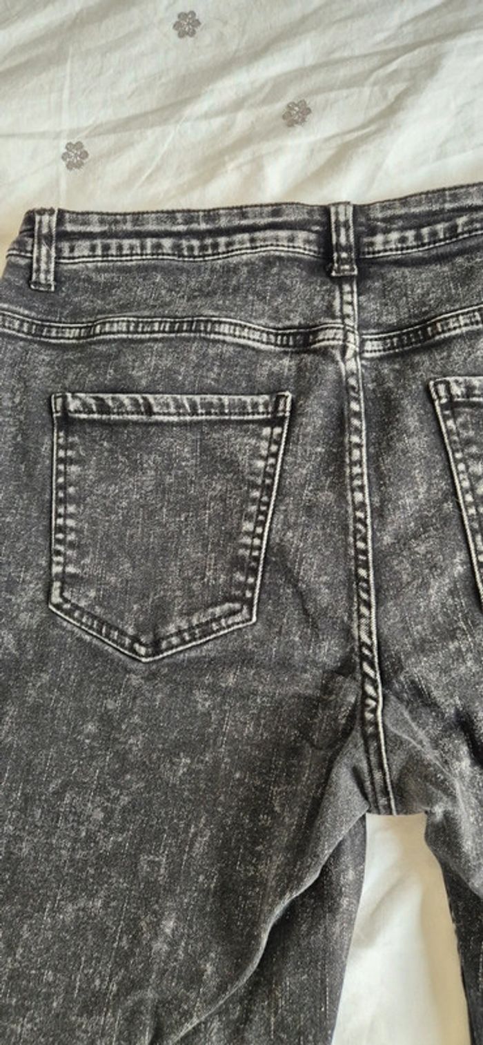 Jeans noir délavé kiabi - photo numéro 12