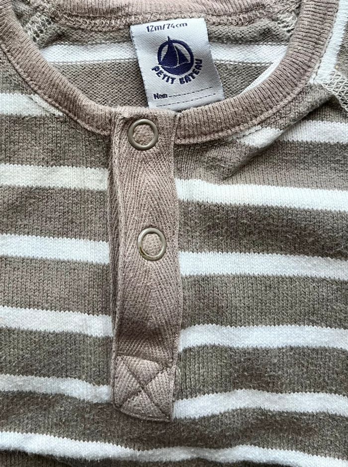 T-shirt Petit Bateau 12 mois - photo numéro 3