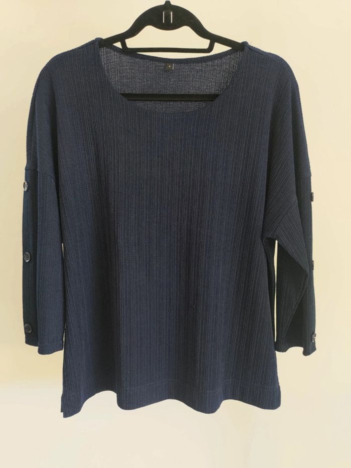 Ma Boutique Plus blouse marine T4
