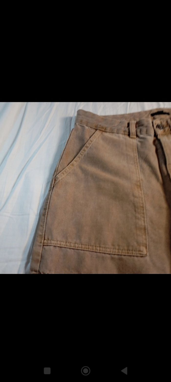 Jeans homme style baggy beige taille M - photo numéro 5