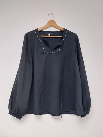 Blouse noire à clous L Urban by venca