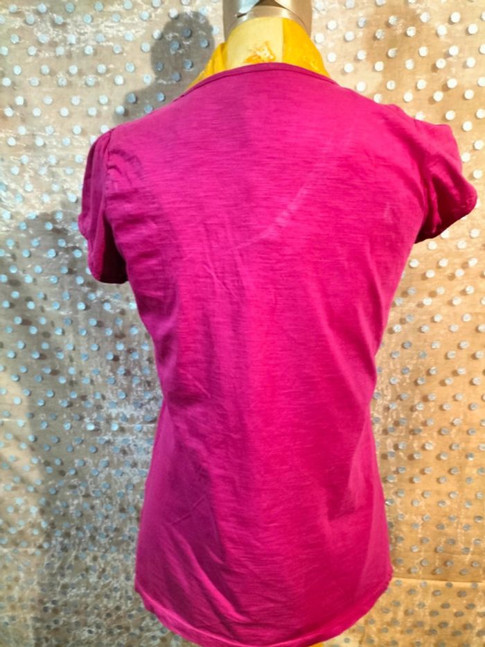 T-shirt rose fushia taille 3 - photo numéro 4