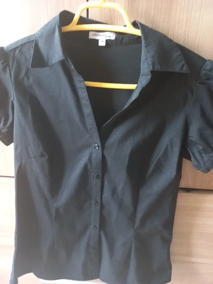 Chemise noire neuve Strebocks basic 38 - photo numéro 2