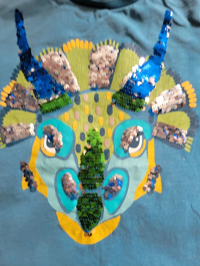 Tee-shirt 10ans dinosaure - photo numéro 2