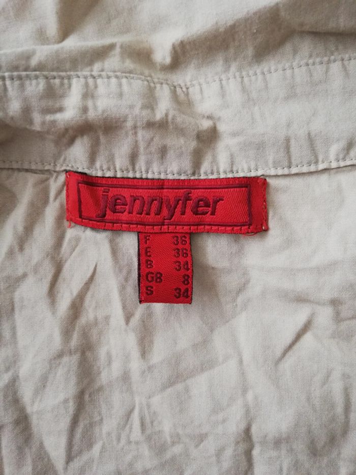 Chemisier écru Jennyfer taille 36 - photo numéro 2