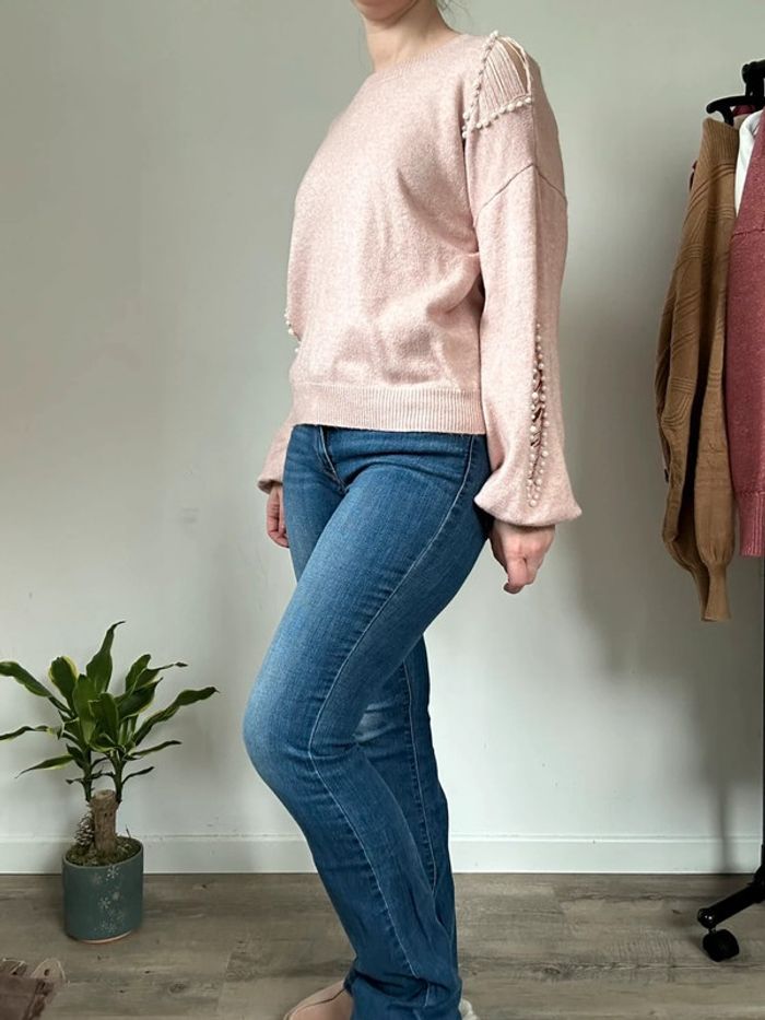 J&H Fashion Pull vieux rose – Taille 40/42 – Très bon état - photo numéro 4